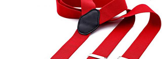 Miglior bretelle uomo bordeaux