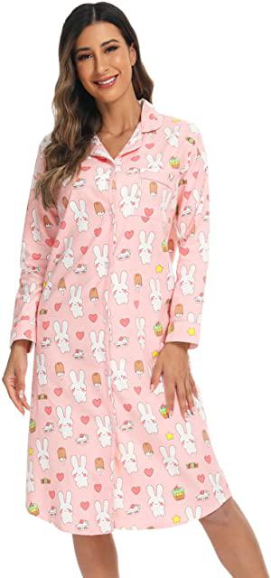 Miglior camicia da notte cotone bottoni