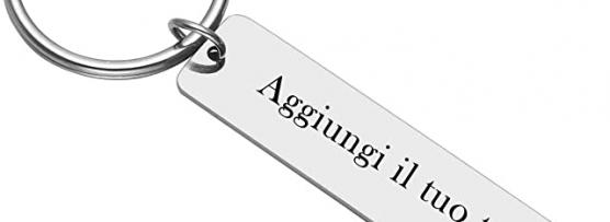 Miglior portachiavi personalizzati argento