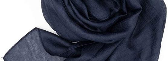 Miglior stola chiffon blu notte