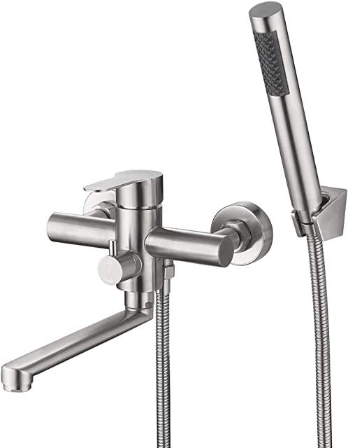 Miglior bagno moderno stretto e lungo con doccia