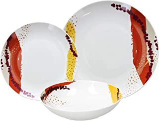 Miglior servizio piatti 36 pezzi colorati