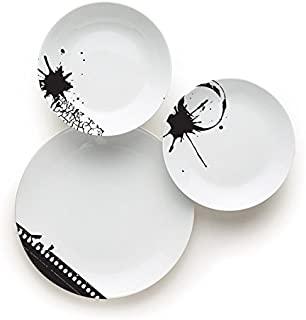Miglior servizio piatti bianco e nero